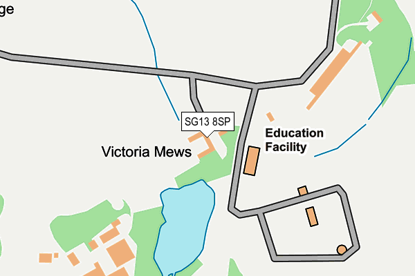 SG13 8SP map - OS OpenMap – Local (Ordnance Survey)