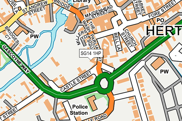 Map of LONGMORES SOLICITORS LLP at local scale