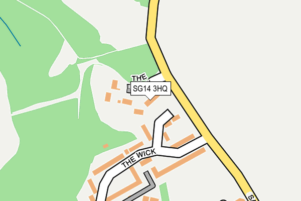 SG14 3HQ map - OS OpenMap – Local (Ordnance Survey)