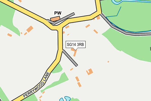 SG14 3RB map - OS OpenMap – Local (Ordnance Survey)