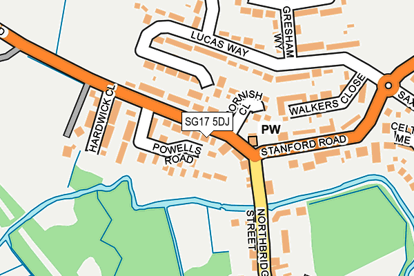 Map of BARNWELL MUSIC LTD at local scale
