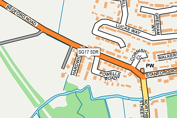 Map of J WORKS FITNESS LIMITED at local scale