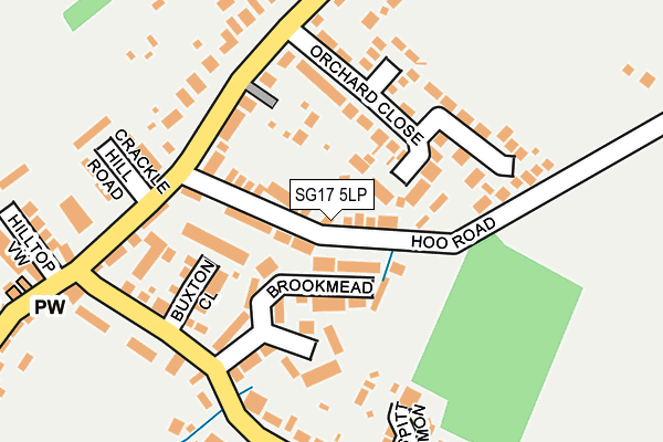 SG17 5LP map - OS OpenMap – Local (Ordnance Survey)