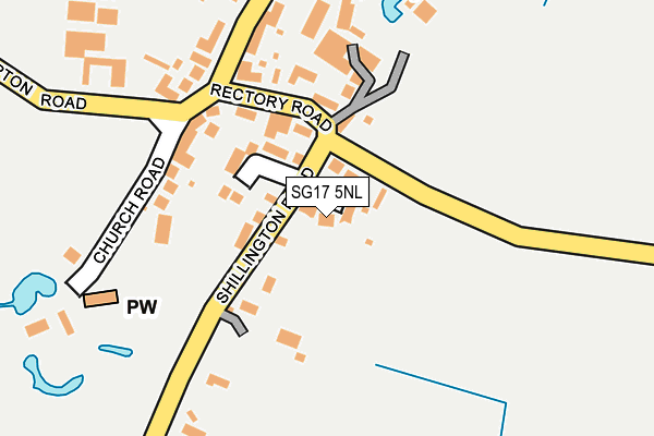 SG17 5NL map - OS OpenMap – Local (Ordnance Survey)