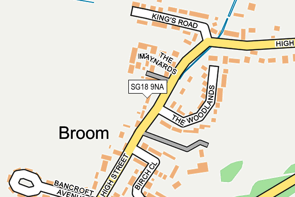 Map of BROOM DEVELOPMENTS LLP at local scale