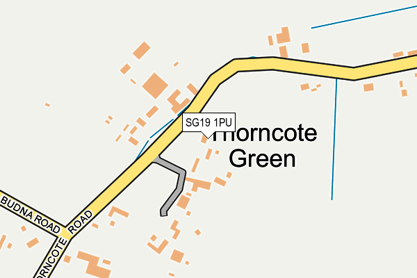 SG19 1PU map - OS OpenMap – Local (Ordnance Survey)