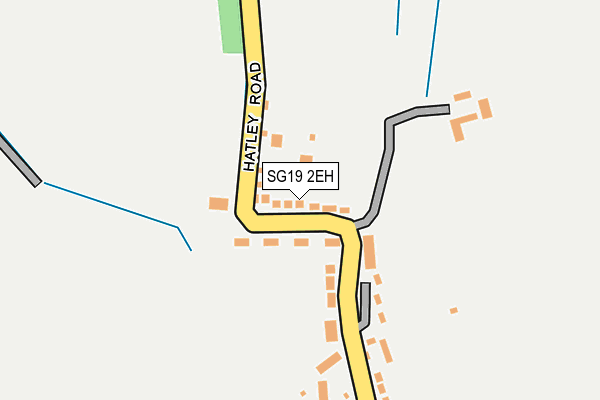 SG19 2EH map - OS OpenMap – Local (Ordnance Survey)