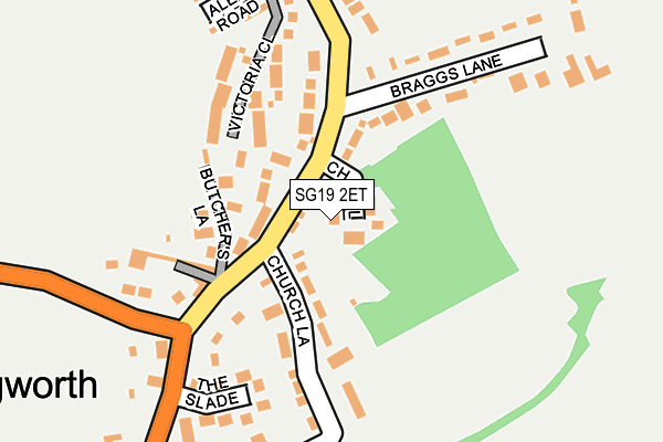 SG19 2ET map - OS OpenMap – Local (Ordnance Survey)