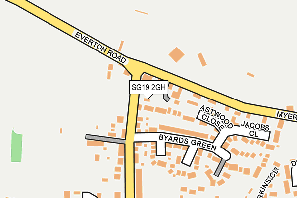 SG19 2GH map - OS OpenMap – Local (Ordnance Survey)