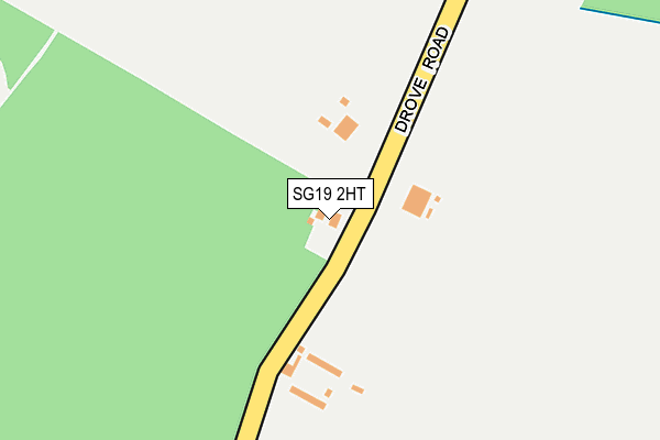 SG19 2HT map - OS OpenMap – Local (Ordnance Survey)
