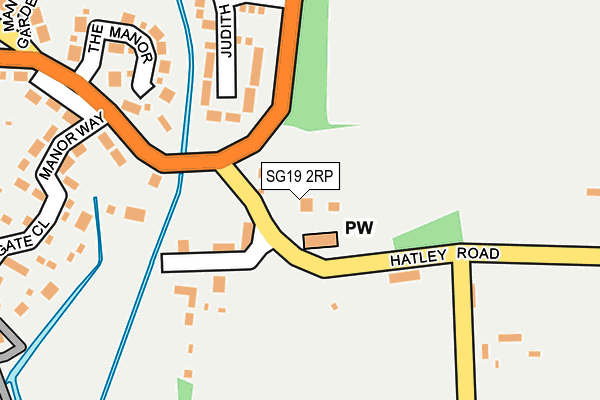 SG19 2RP map - OS OpenMap – Local (Ordnance Survey)