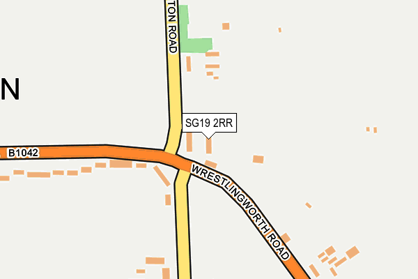 SG19 2RR map - OS OpenMap – Local (Ordnance Survey)