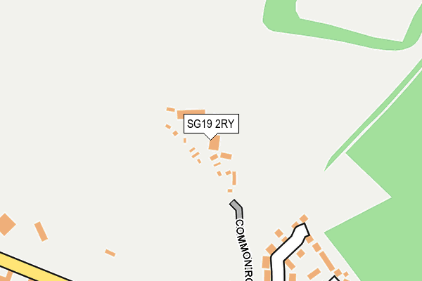 SG19 2RY map - OS OpenMap – Local (Ordnance Survey)