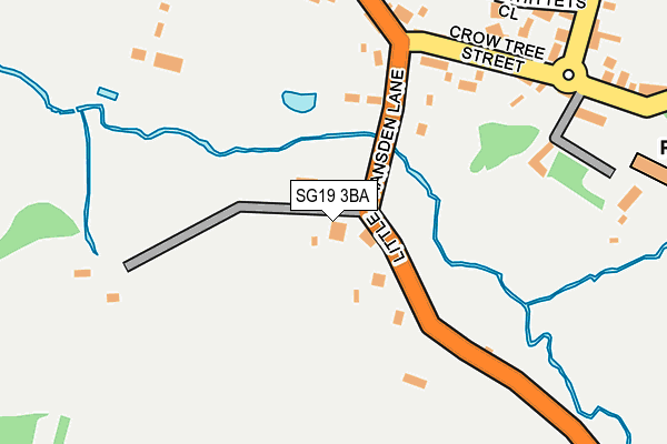 SG19 3BA map - OS OpenMap – Local (Ordnance Survey)