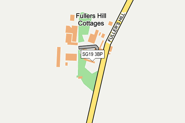 SG19 3BP map - OS OpenMap – Local (Ordnance Survey)