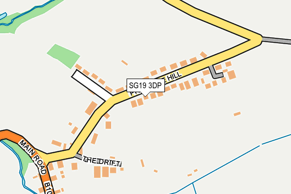 SG19 3DP map - OS OpenMap – Local (Ordnance Survey)