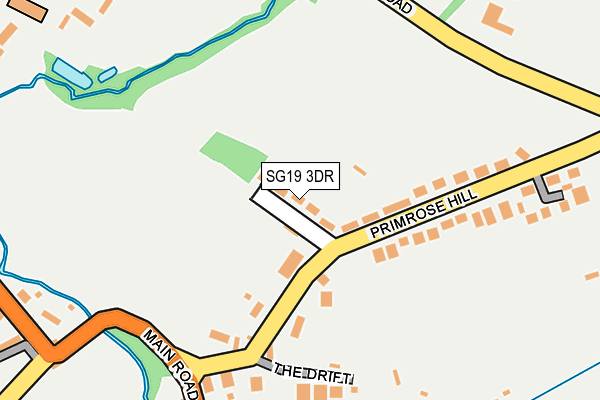 SG19 3DR map - OS OpenMap – Local (Ordnance Survey)