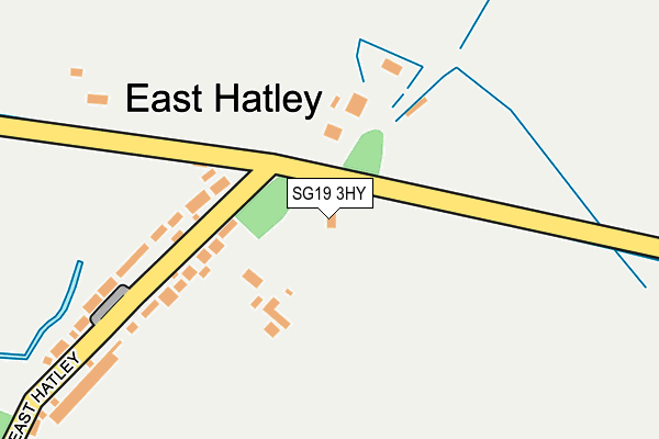 SG19 3HY map - OS OpenMap – Local (Ordnance Survey)