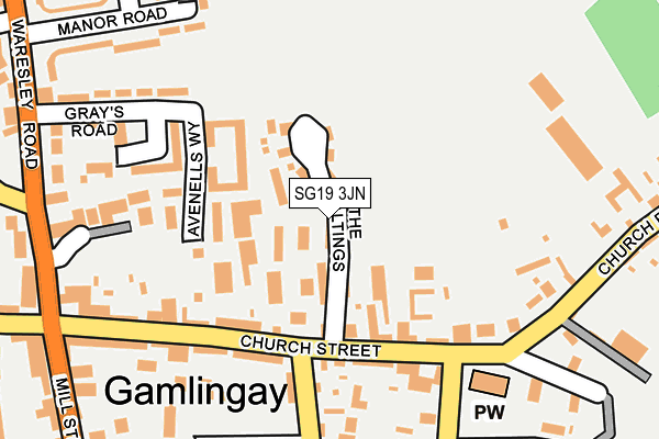 Map of AMALGUS LIMITED at local scale