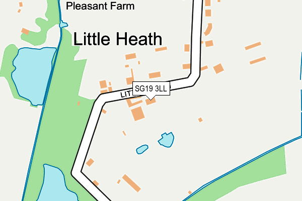 Map of BATE FARRIERY LTD at local scale