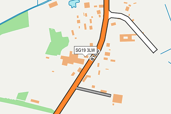 Map of HAND CAR WASH IN GAMLINGAY LIMITED at local scale