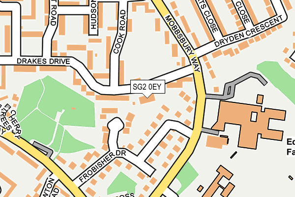 SG2 0EY map - OS OpenMap – Local (Ordnance Survey)