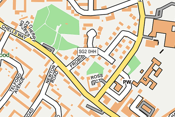 SG2 0HH map - OS OpenMap – Local (Ordnance Survey)