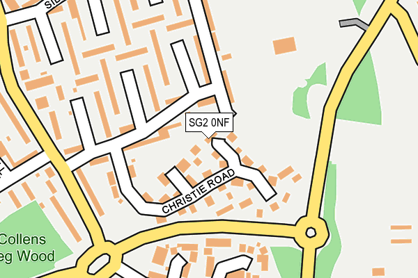 SG2 0NF map - OS OpenMap – Local (Ordnance Survey)