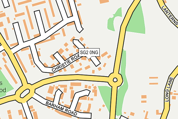 SG2 0NG map - OS OpenMap – Local (Ordnance Survey)