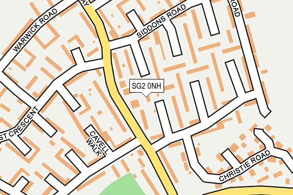 SG2 0NH map - OS OpenMap – Local (Ordnance Survey)