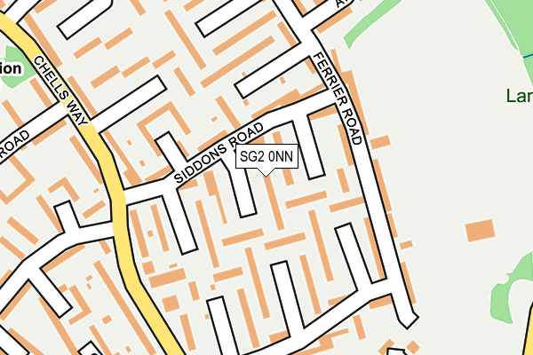 SG2 0NN map - OS OpenMap – Local (Ordnance Survey)