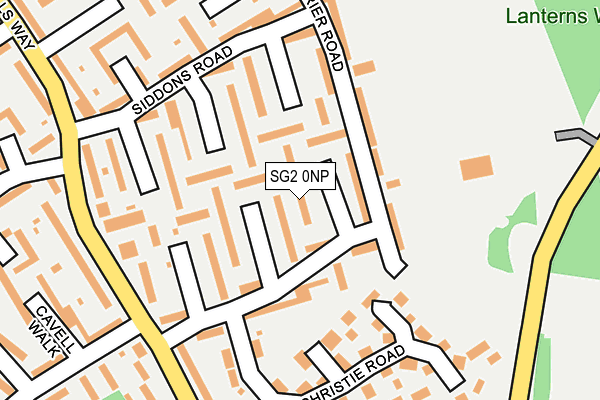 SG2 0NP map - OS OpenMap – Local (Ordnance Survey)