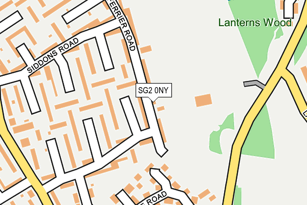 SG2 0NY map - OS OpenMap – Local (Ordnance Survey)