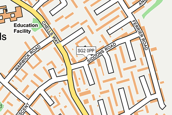SG2 0PP map - OS OpenMap – Local (Ordnance Survey)