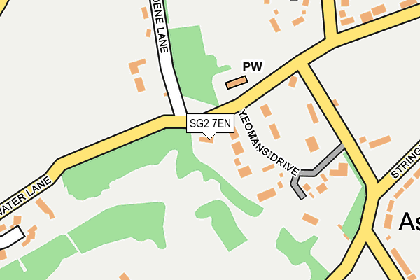 SG2 7EN map - OS OpenMap – Local (Ordnance Survey)