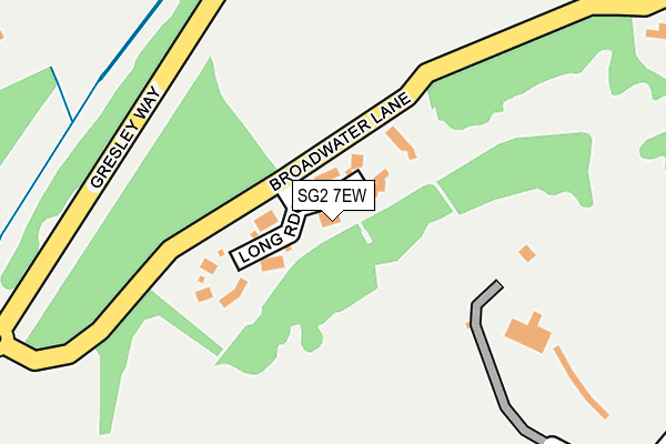 SG2 7EW map - OS OpenMap – Local (Ordnance Survey)