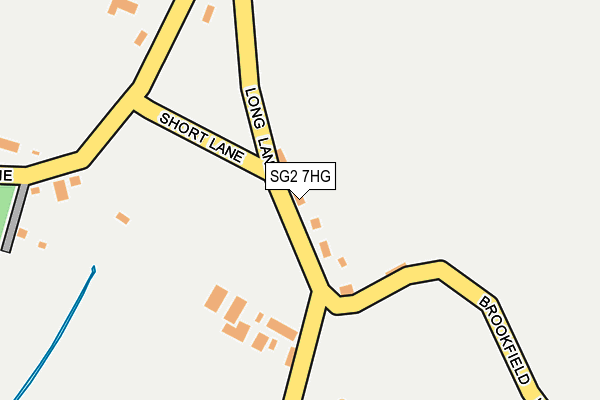 SG2 7HG map - OS OpenMap – Local (Ordnance Survey)