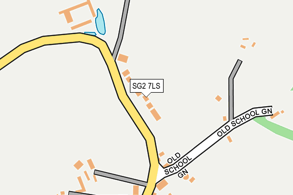 SG2 7LS map - OS OpenMap – Local (Ordnance Survey)