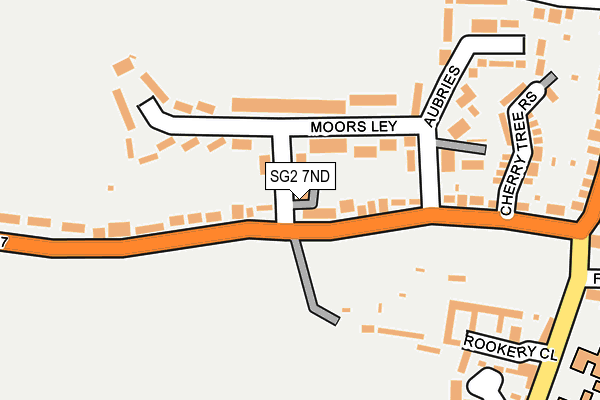SG2 7ND map - OS OpenMap – Local (Ordnance Survey)