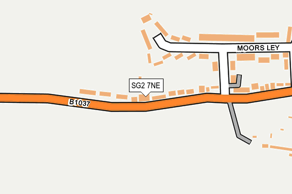 SG2 7NE map - OS OpenMap – Local (Ordnance Survey)
