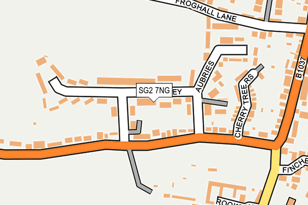 SG2 7NG map - OS OpenMap – Local (Ordnance Survey)