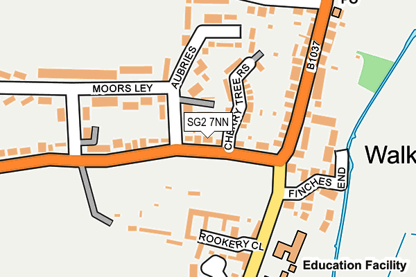 SG2 7NN map - OS OpenMap – Local (Ordnance Survey)