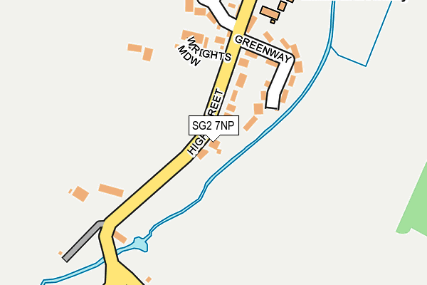 SG2 7NP map - OS OpenMap – Local (Ordnance Survey)
