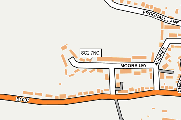SG2 7NQ map - OS OpenMap – Local (Ordnance Survey)