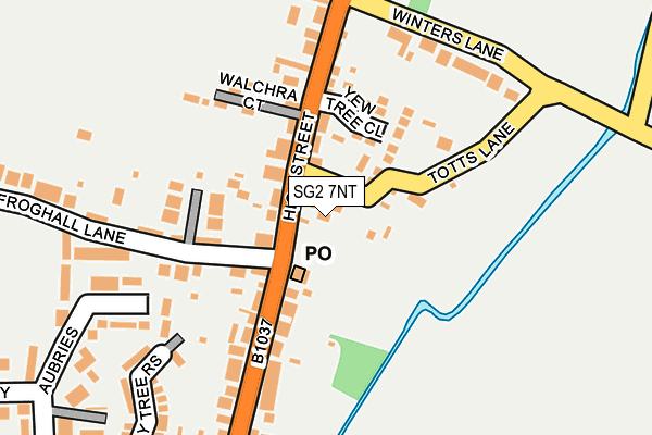 SG2 7NT map - OS OpenMap – Local (Ordnance Survey)