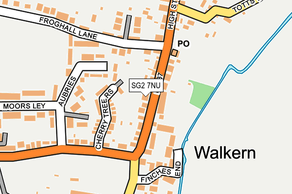 SG2 7NU map - OS OpenMap – Local (Ordnance Survey)