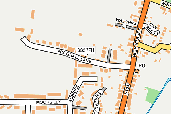SG2 7PH map - OS OpenMap – Local (Ordnance Survey)