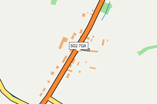 SG2 7QA map - OS OpenMap – Local (Ordnance Survey)