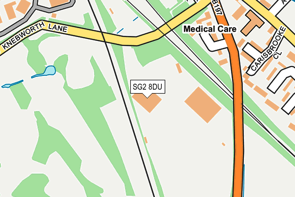SG2 8DU map - OS OpenMap – Local (Ordnance Survey)