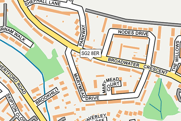 SG2 8ER map - OS OpenMap – Local (Ordnance Survey)
